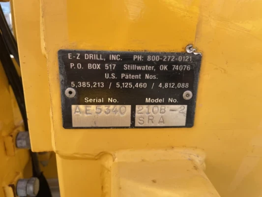 E-Z Drill 210B-2-SRA — 6